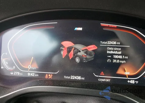 2023 BMW X4 xDrive30I из США, поврежденный, VIN 5UX33DT06P9R39357